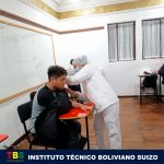 Gran Éxito en la Campaña de Vacunación en el Instituto Técnico Boliviano Suizo, Sede La Paz